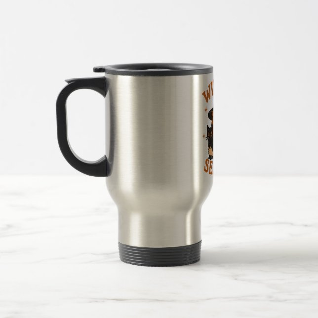Witchy season travel mug (Left)
