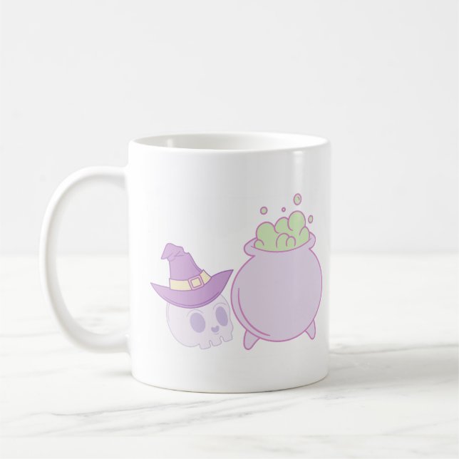 Witchy Skull  Coffee Mug (Left)
