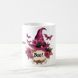 Witchy Skull Halloween Mug