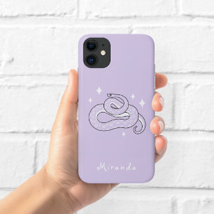 Witchy Snake Purple Phone Case