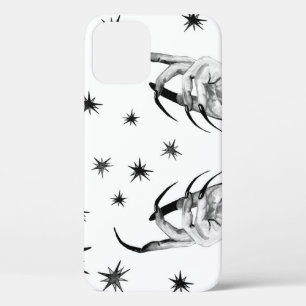 Witchy Stars: Halloween Night Background iPhone 12 Case
