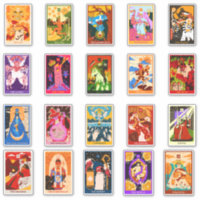 Witchy Tarot Card Magical, Fantasy