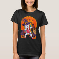 Witchy Unicorn Halloween Cute Halloween Girls Wome