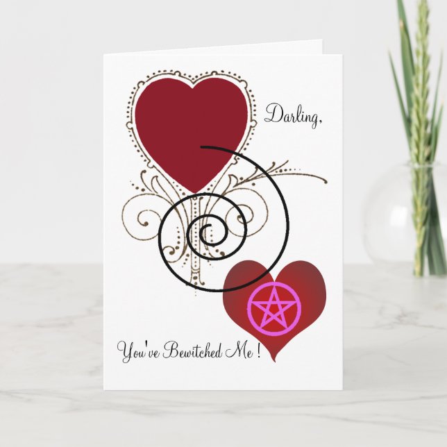 Witchy Valentine Holiday Card (Front)