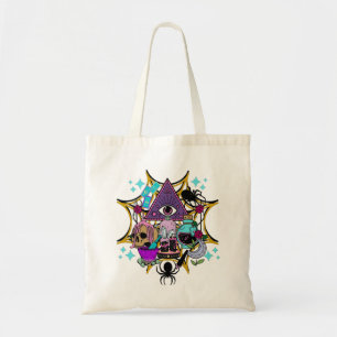Witchy Vibes and Spiders Tote Bag
