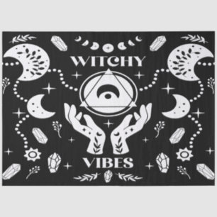 Witchy Vibes Halloween Decoupage Tissue Paper