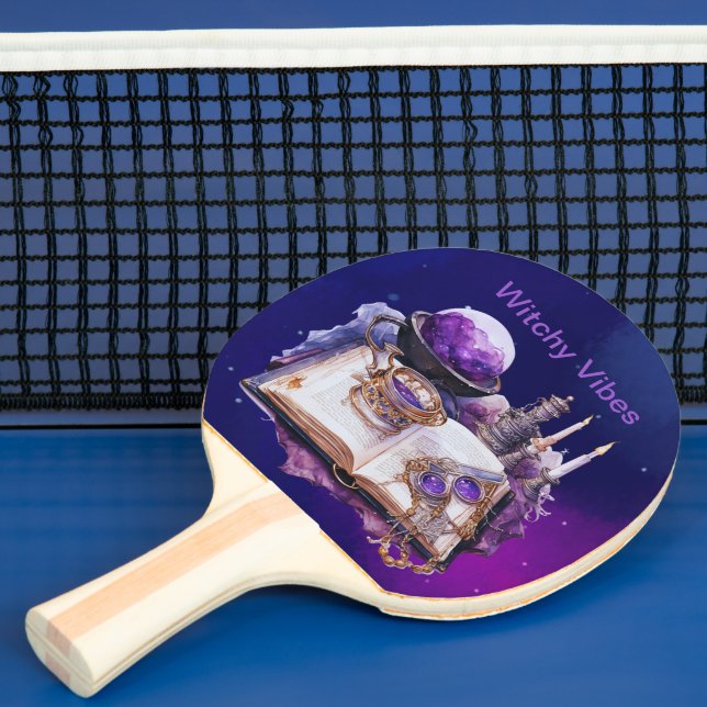 Witchy Vibes Ping Pong Paddle (Insitu)