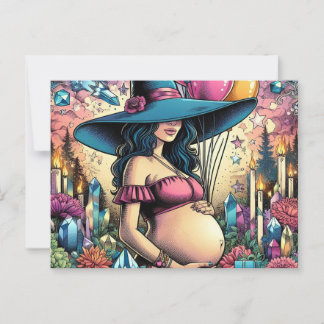 Witchy Vibes Preganacy Postcard