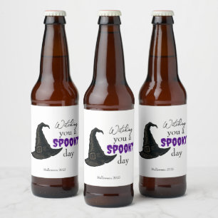 Witchy Vibes - Spooky & Stylish Beer Bottle Label