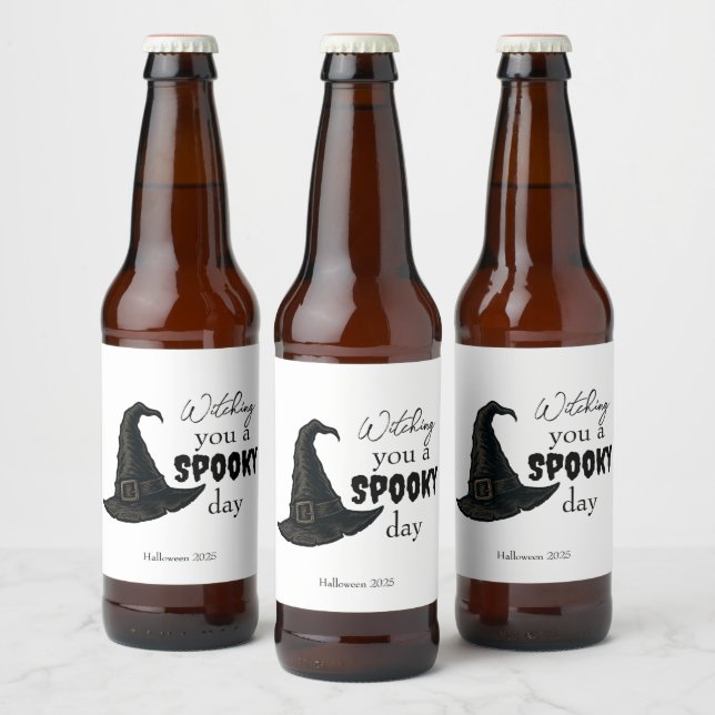 Witchy Vibes - Spooky & Stylish |  Beer Bottle Label (Bottles)