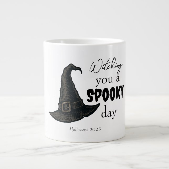 Witchy Vibes - Spooky & Stylish |  Large Coffee Mug (Front)