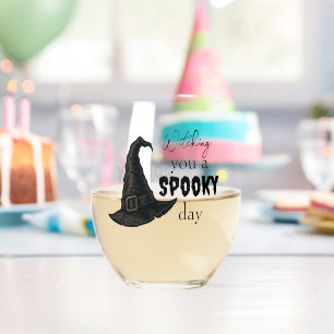 Witchy Vibes - Spooky & Stylish Stemless Wine Glass
