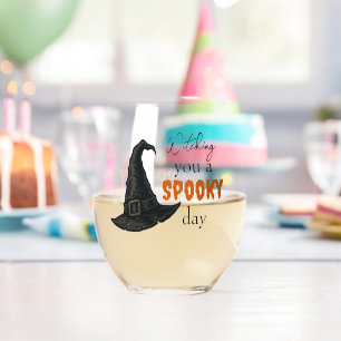 Witchy Vibes - Spooky & Stylish Stemless Wine Glass