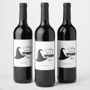 Witchy Vibes - Spooky & Stylish    Wine Label