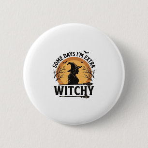 Witchy Vintage Halloween Quote Vector Design_1 6 Cm Round Badge
