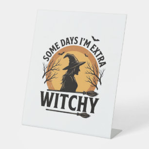 Witchy Vintage Halloween Quote Vector Design_1 Pedestal Sign