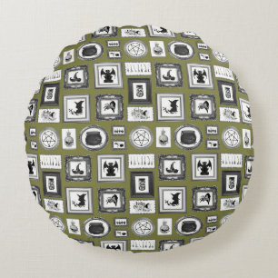 WITCHY WALLS ROUND CUSHION