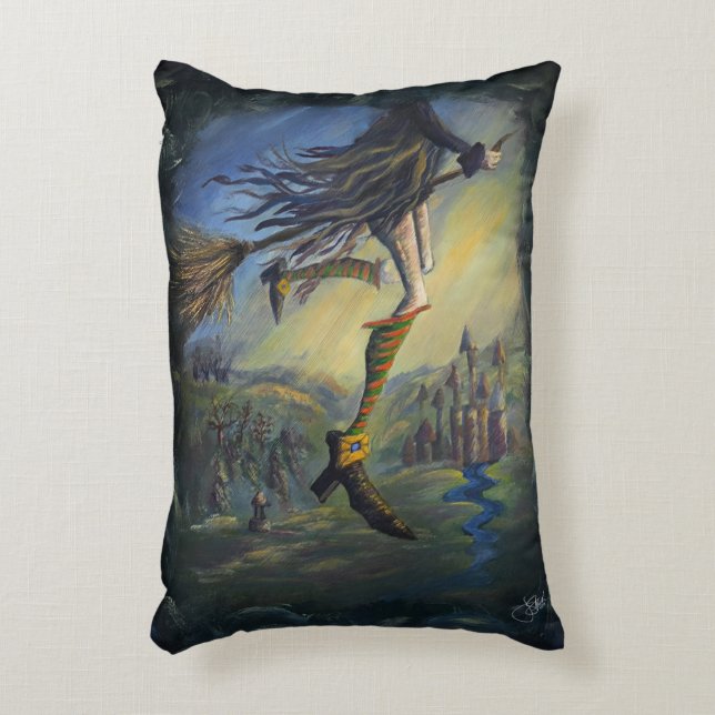 Witchy Woman Decorative Cushion (Front(Vertical))
