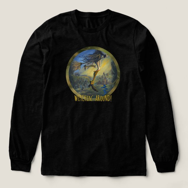 "Witchy Woman" Edit Yourself Tri-Blend Shirt (Design Front)