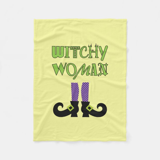 WITCHY WOMAN FLEECE BLANKET (Front)