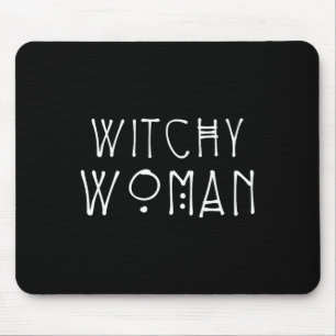 Witchy Woman Halloween Costume Mouse Pad