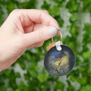 "Witchy Woman" Key Ring