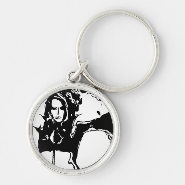 Witchy Woman Key Ring (Front)