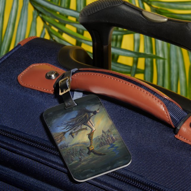 Witchy Woman Luggage Tag (Front Insitu 1)