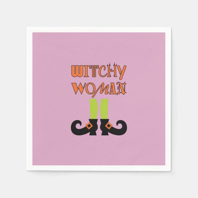 WITCHY WOMAN! NAPKIN (Front)