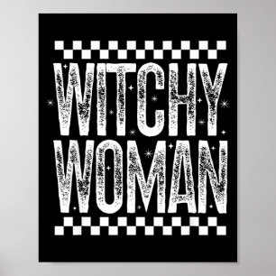 Witchy Woman Soky Mama Retro Halloween Season Quot Poster
