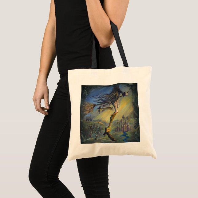 "Witchy Woman" Tote Bag (Front (Product))