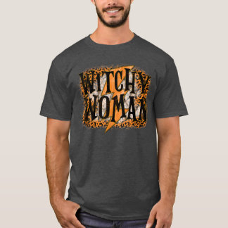 Witchy Woman Witch Wiccan and Pagan Gifts hallowe T-Shirt