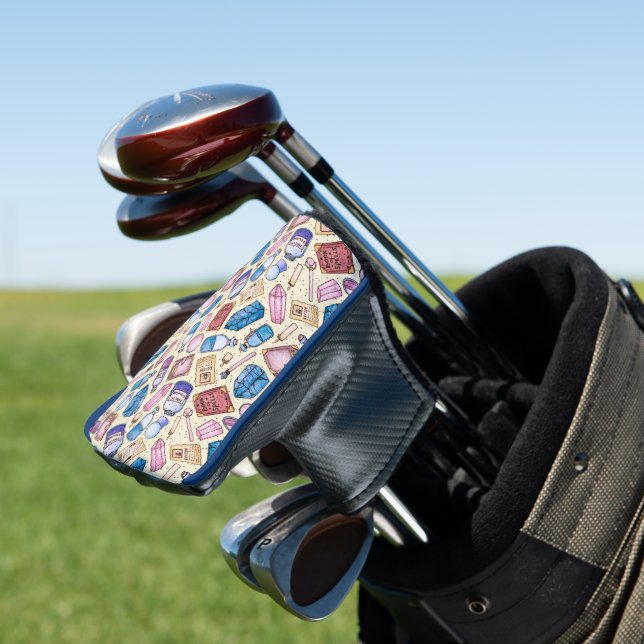 Witchy Wonders Golf Club Cover (In Situ)