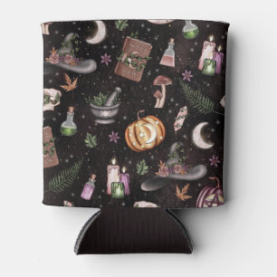 Witchy Woodland Can Cooler