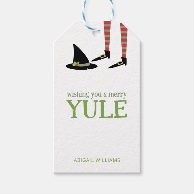 Witchy Yule  Gift Tags (Front)