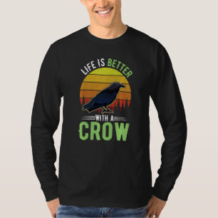 with a Crow Raven T-Shirt