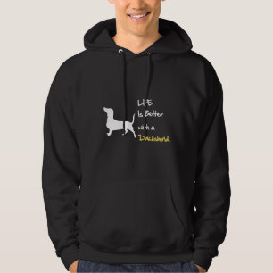 With A Dachshund Hoodie