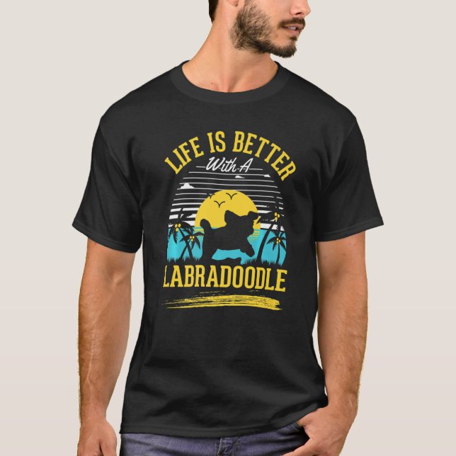 With A Labradoodle T-Shirt (Front)