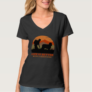 With a Newfypoo Mens Hiking Backpacking T-Shirt