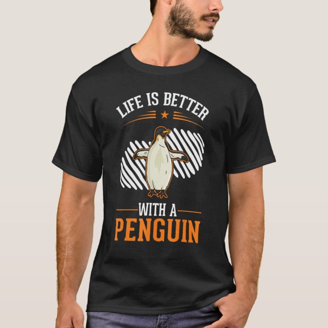 with a Penguin 1 T-Shirt (Front)