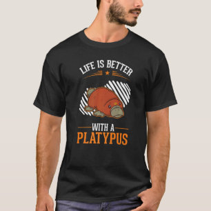 with a Platypus T-Shirt