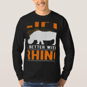 with a Rhino T-Shirt