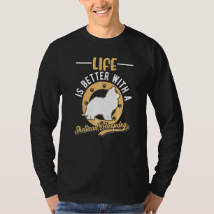 With A Shetland Sheepdog Sheltie T-Shirt
