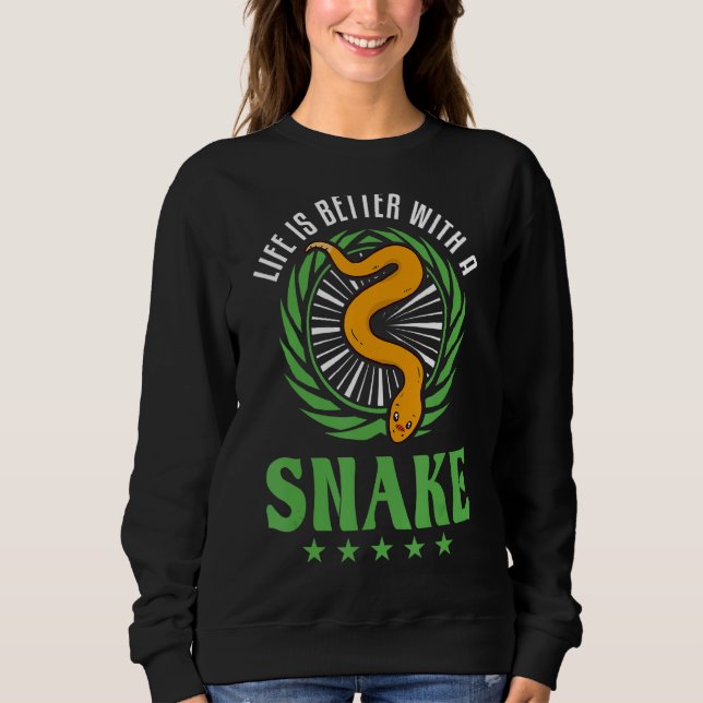 With A Snake Sweatshirt (Front)