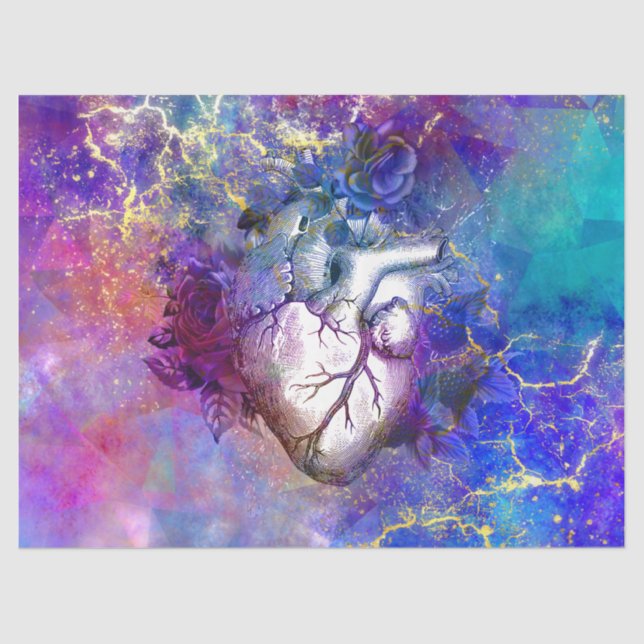 With all my heart  tissue paper (Front)