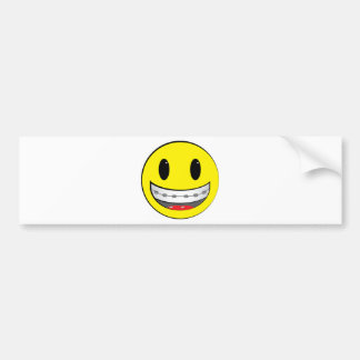with braces bumper sticker