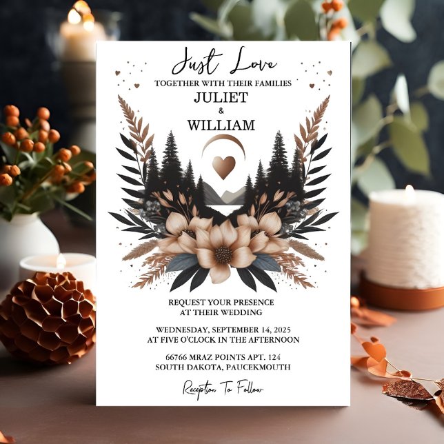 With Casual Heart Nothing Fancy Just Love Wedding Invitation (Creator Uploaded)