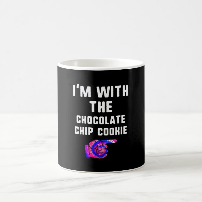 With Chocolate Chip Cookie Tie Dye Halloween Gift Coffee Mug (Center)