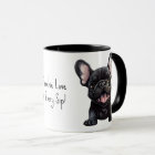 With custom text, 🐶Frenchie puppy