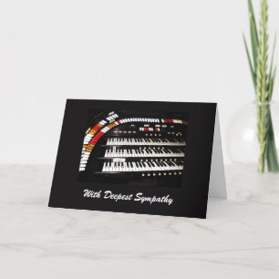 With Deepest Sympathy, Ancient Organ Card